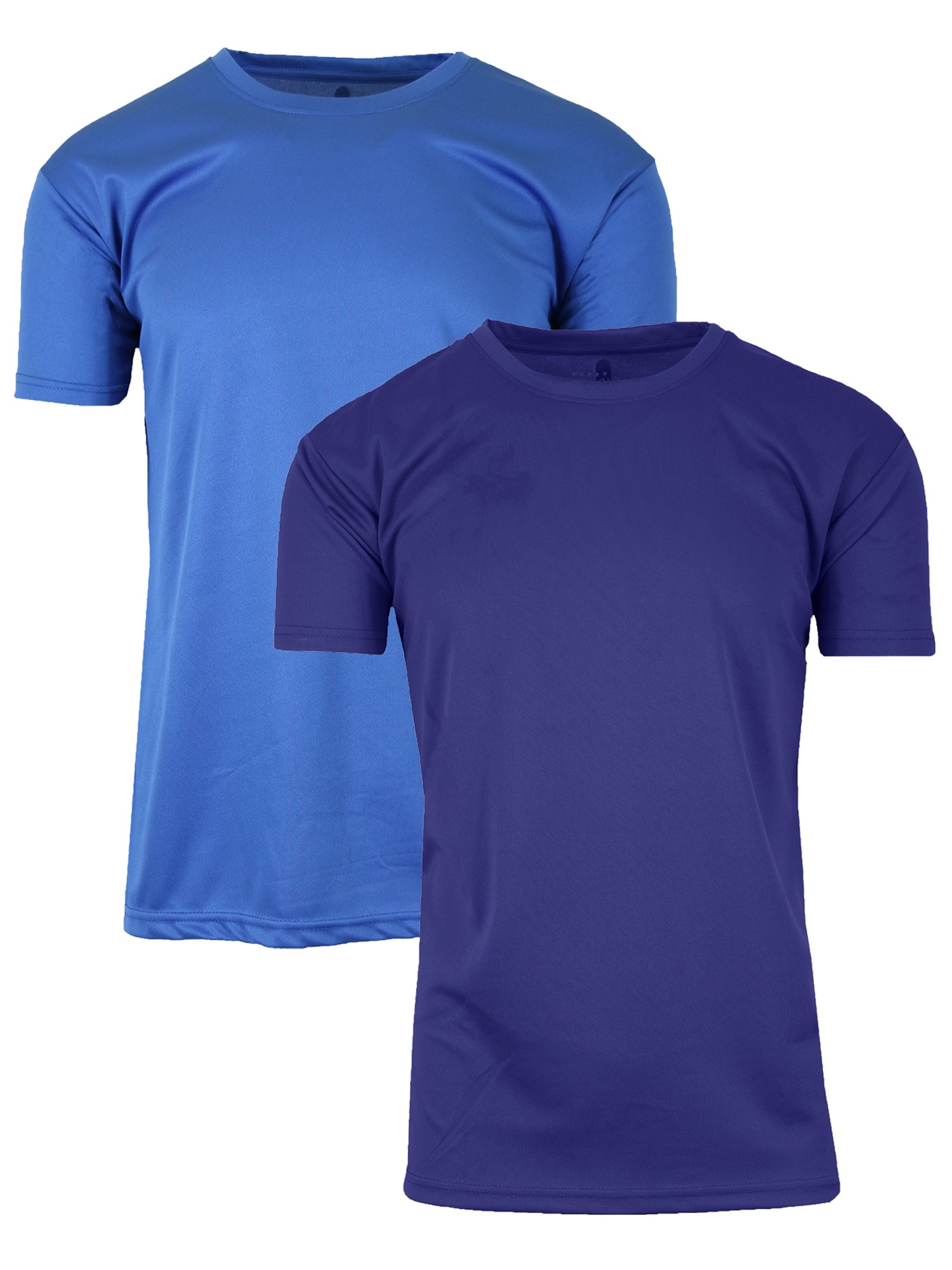 2-Pack Men's Short Sleeve Moisture-Wicking Quick Dry Performance Crew Neck Tee (S-2XL)