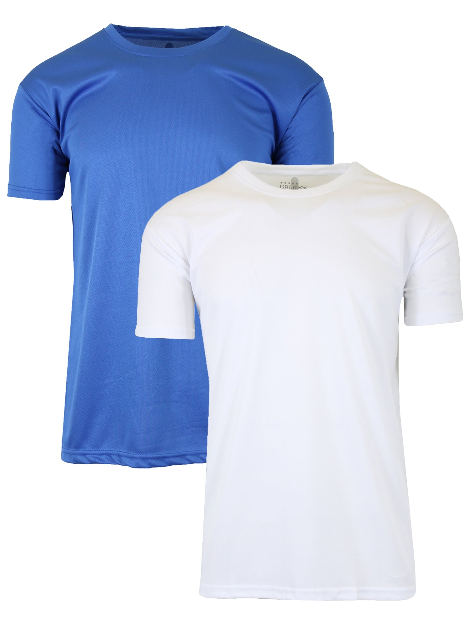 2-Pack Men's Short Sleeve Moisture-Wicking Quick Dry Performance Crew Neck Tee (S-2XL)